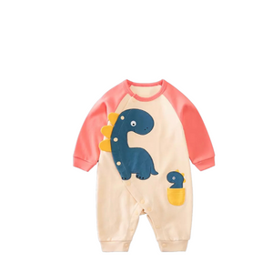 Baby Girl Long Sleeved Romper Elephant